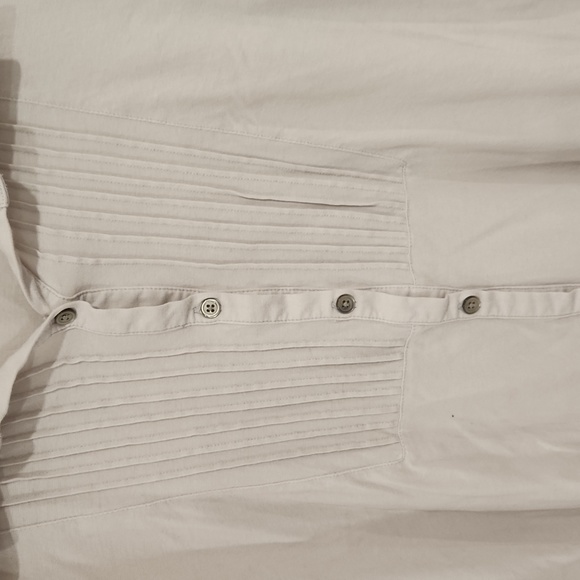 J Jill Gray Bib Front Button Down XL - Picture 3 of 3